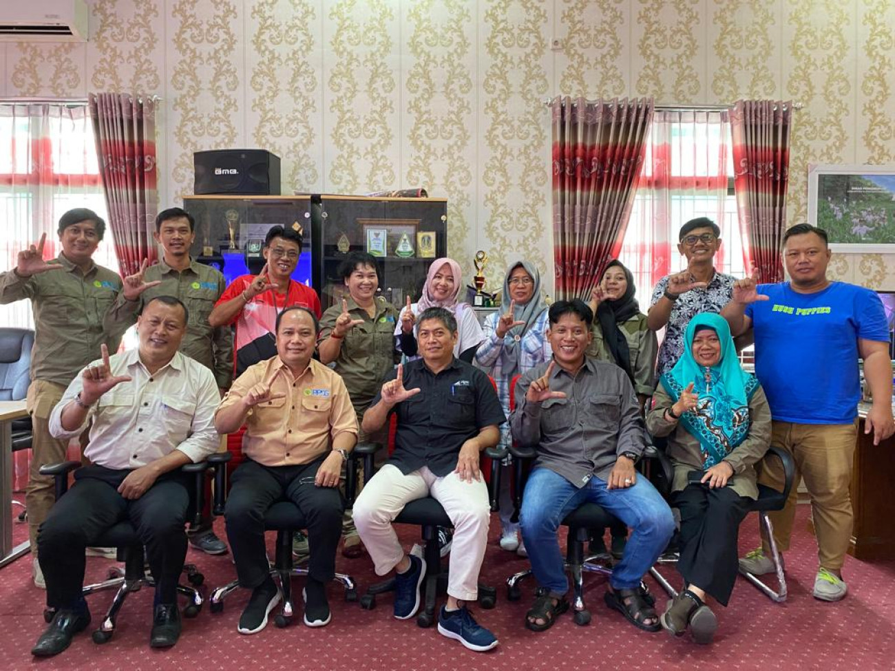 Kunjungan Tim Pusat Pengembangan IPTEK dan Inovasi Gambut (PPIG) Universitas Palangkaraya