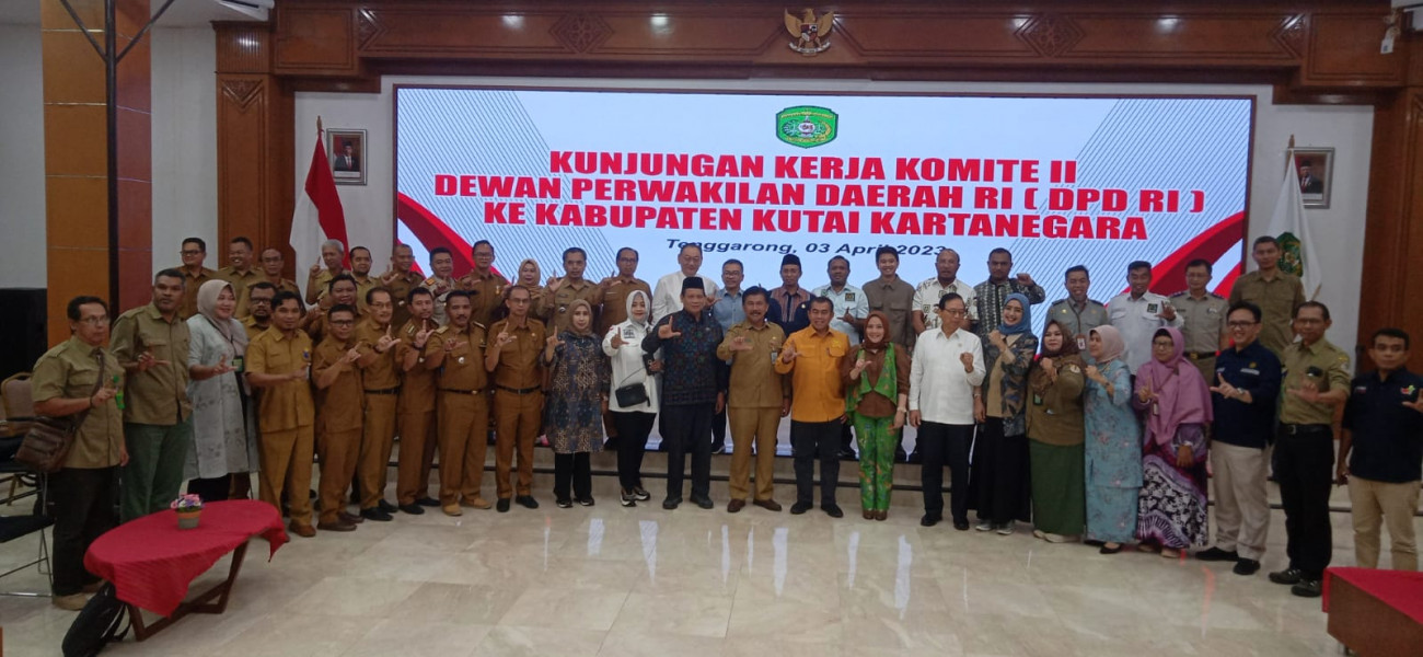 Kunjungan Kerja DPD RI ke Kukar Dalam rangka Pengawasan Hutan