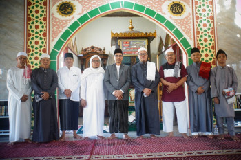 Kadisbun Kukar bersama jajaran Shalat Idul Adha di Masjid Da'watul Khair Kel. Sukarame Tenggarong