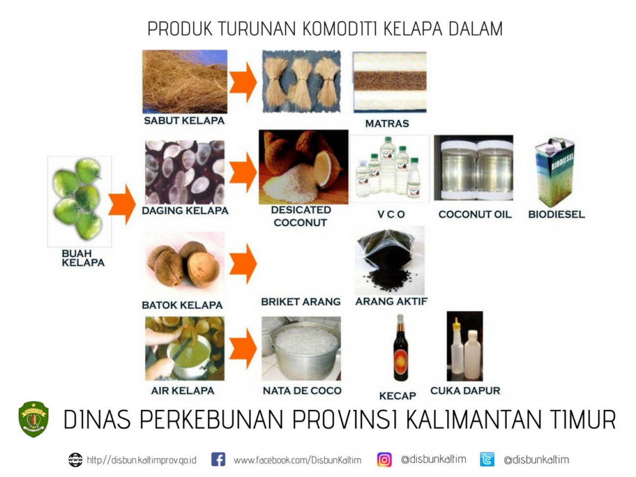 Produk Turunan Komoditi Kelapa Dalam